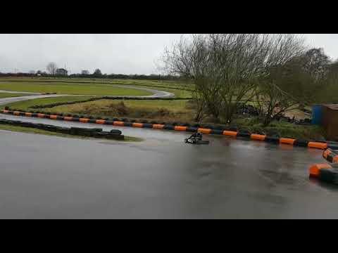 Lewis Drifting One Handed On His Cadet Kart @ Lockwell Hill Karting Like Hamilton