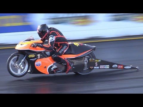 DRAG Bikes & Motorcycles At NitrOlympX 2017 - Top Fuel, Turbo Hayabusa, Pro Stock & More!