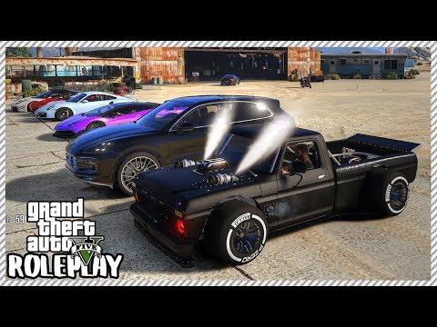 GTA 5 Roleplay - 'OOF' Hoonitruck Drag Racing Vs Supercars | RedlineRP #459