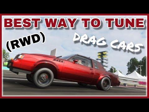 FORZA HORIZON 4   BEST (RWD) DRAG RACING TUNE [TIPS,TRICKS,GUIDE & SETUP]