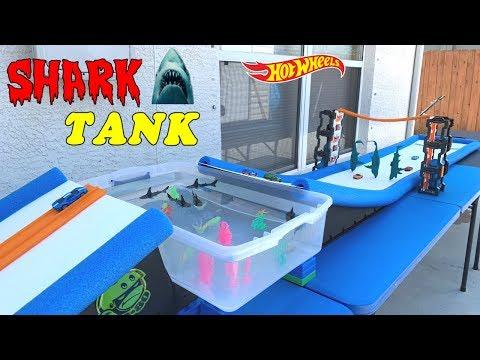 Hot Wheels Vs Matchbox Shark Tank Drift And Jump Challenge Tournament Race