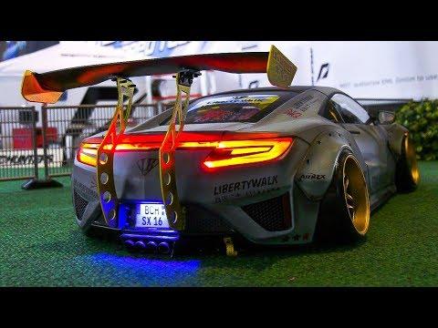 FANTASTIC!! RC DRIFT CAR RACE MODELS IN DETAIL AND ACTION!! / Modell+Technik Stuttgart 2017