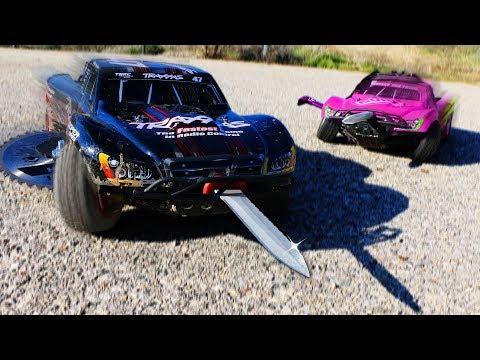 We Built Weapons On RC Cars & Battled In A DEMOLITION DERBY!!