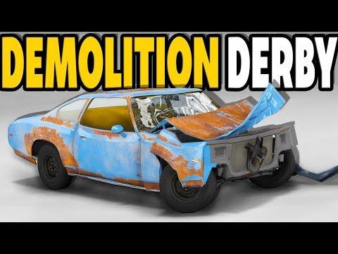 AWESOME BEAMNG DEMOLITION DERBIES! UPDATE! - BeamNG Drive Fairground Demo Derbies