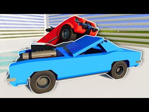 DEMO DERBY IN CUSTOM ARENA! - Brick Rigs Multiplayer Gameplay - Lego Racing