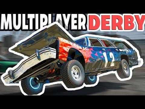 DESTRUCTIVE MULTIPLAYER DEMOLITION DERBY! - Wreckfest Multiplayer Races And Crashes