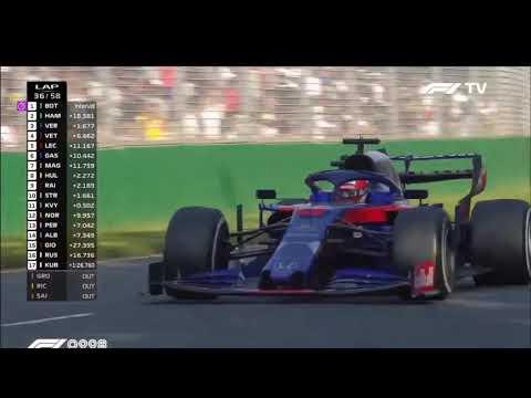 F1 2019. Формула 1, Австралия 2019, Обгоны в гонке.