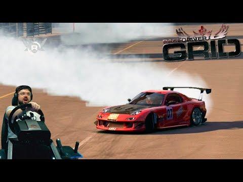 Феерический дрифт-фристайл на Mazda RX-7 в Race Driver: GRID