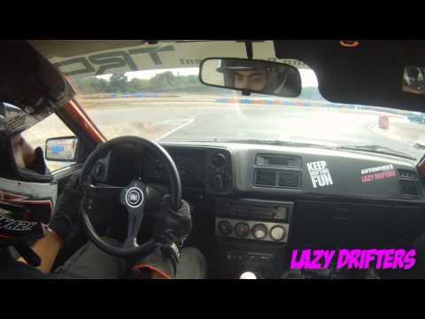 Onboard Drifting AE86 At Salbris Karting | Lazy Drifters |