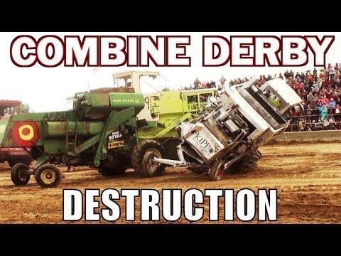 COMBINE DEMOLITION DERBY AT GREENVILLE COUNTY FAIR